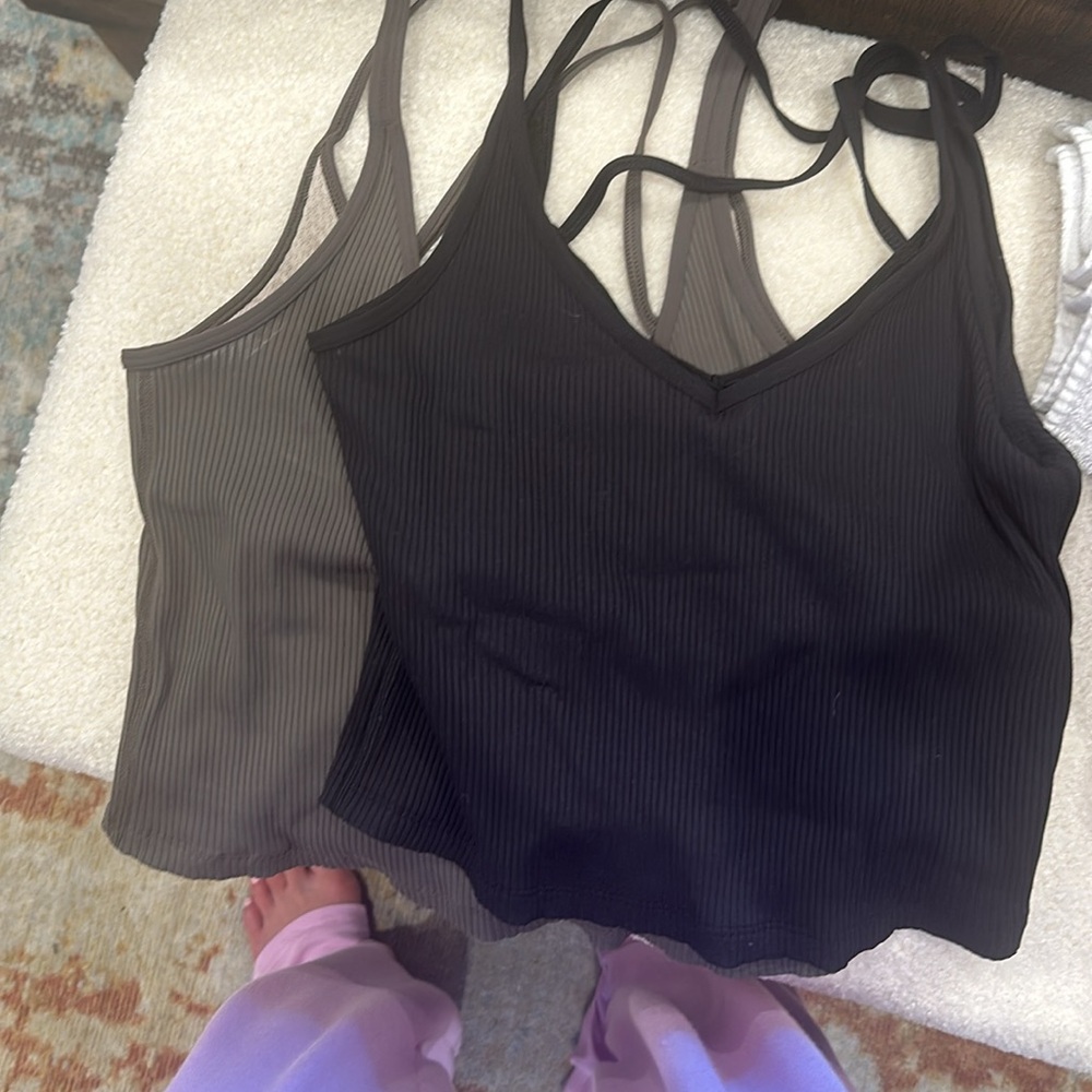 Vouri crop tank 3 colors sold in bundle